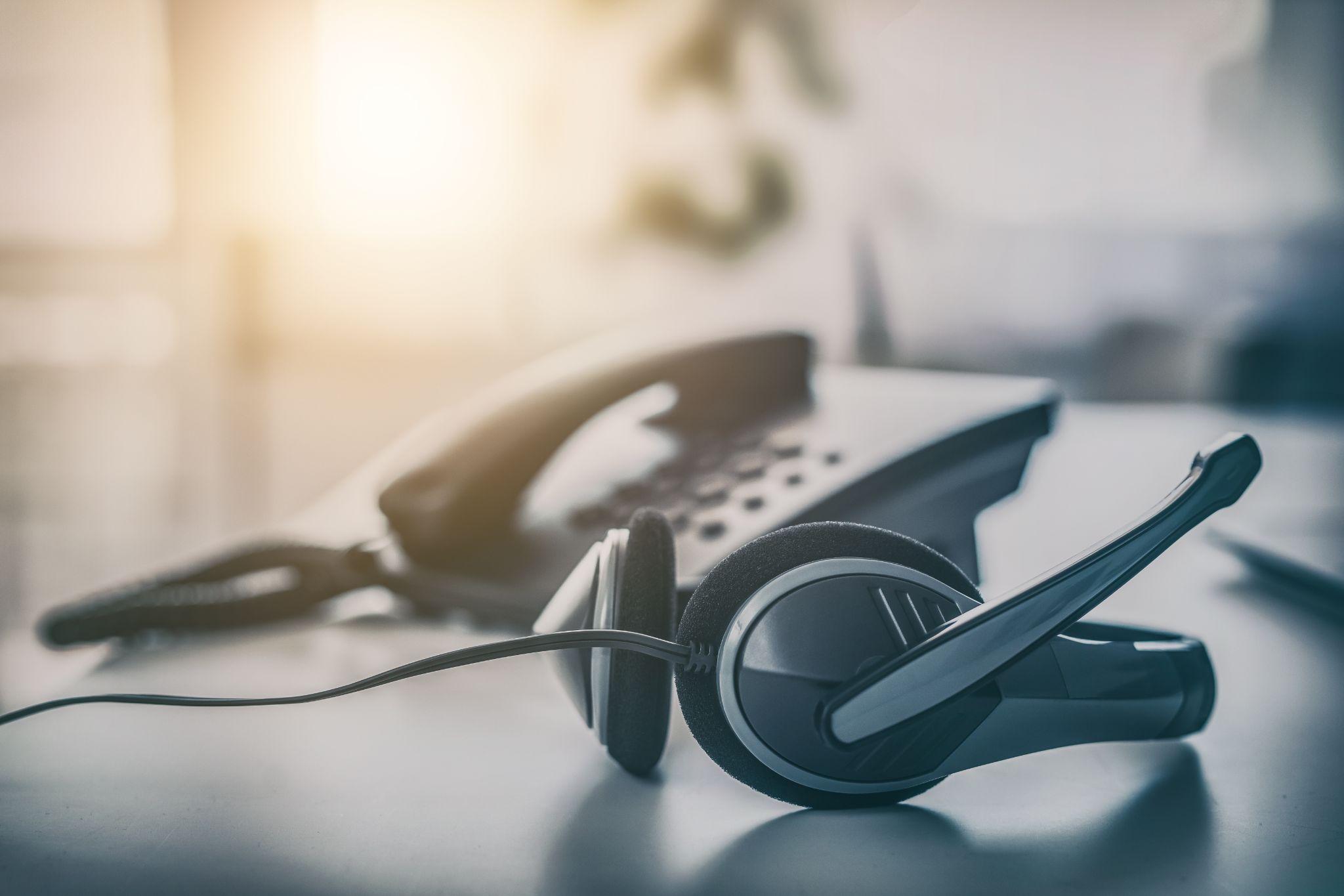 phone with headset